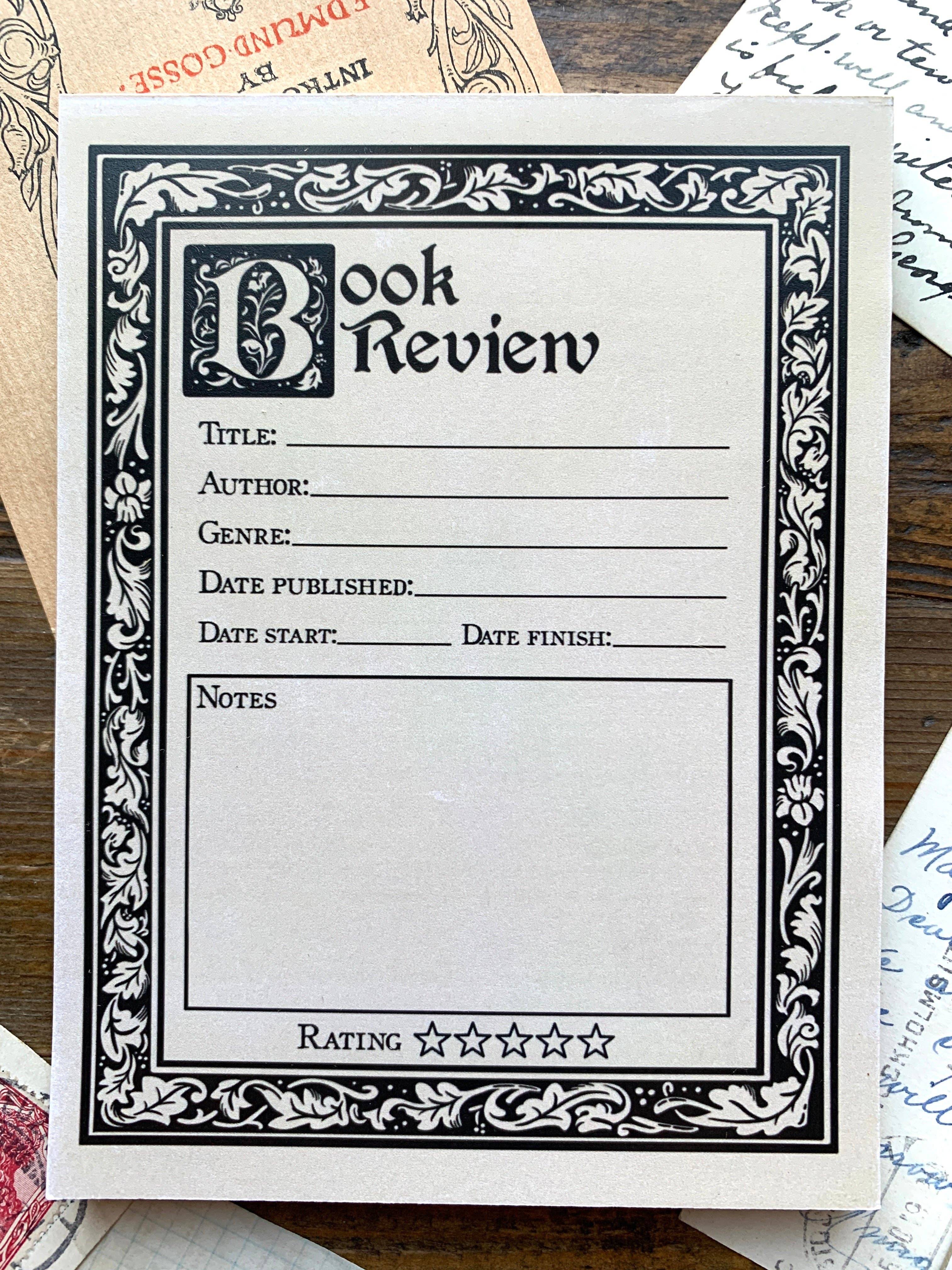 Book Review Notepad - Image 3