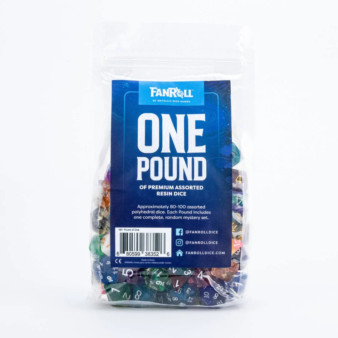 One Pound of Resin Polyhedral Dice - Image 3