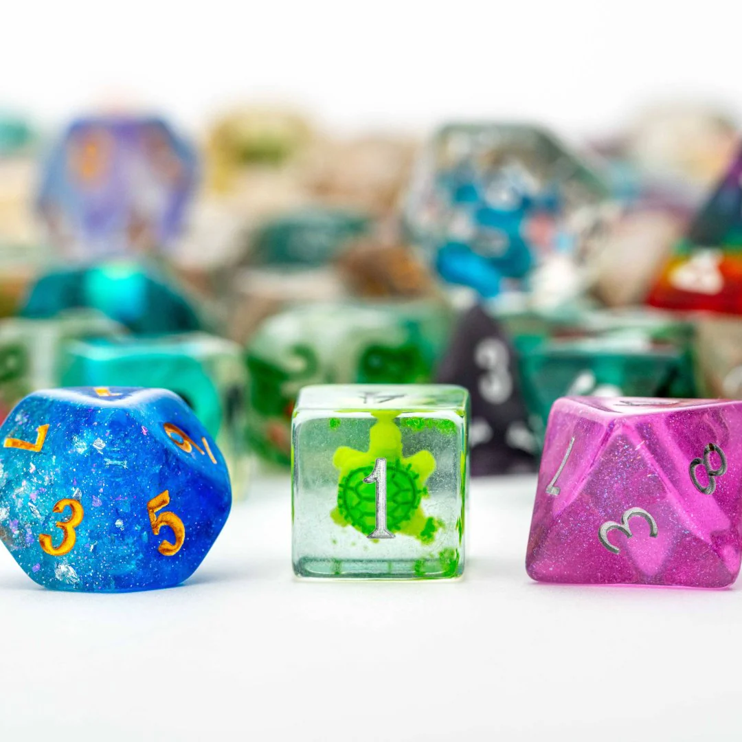 One Pound of Resin Polyhedral Dice - Image 7
