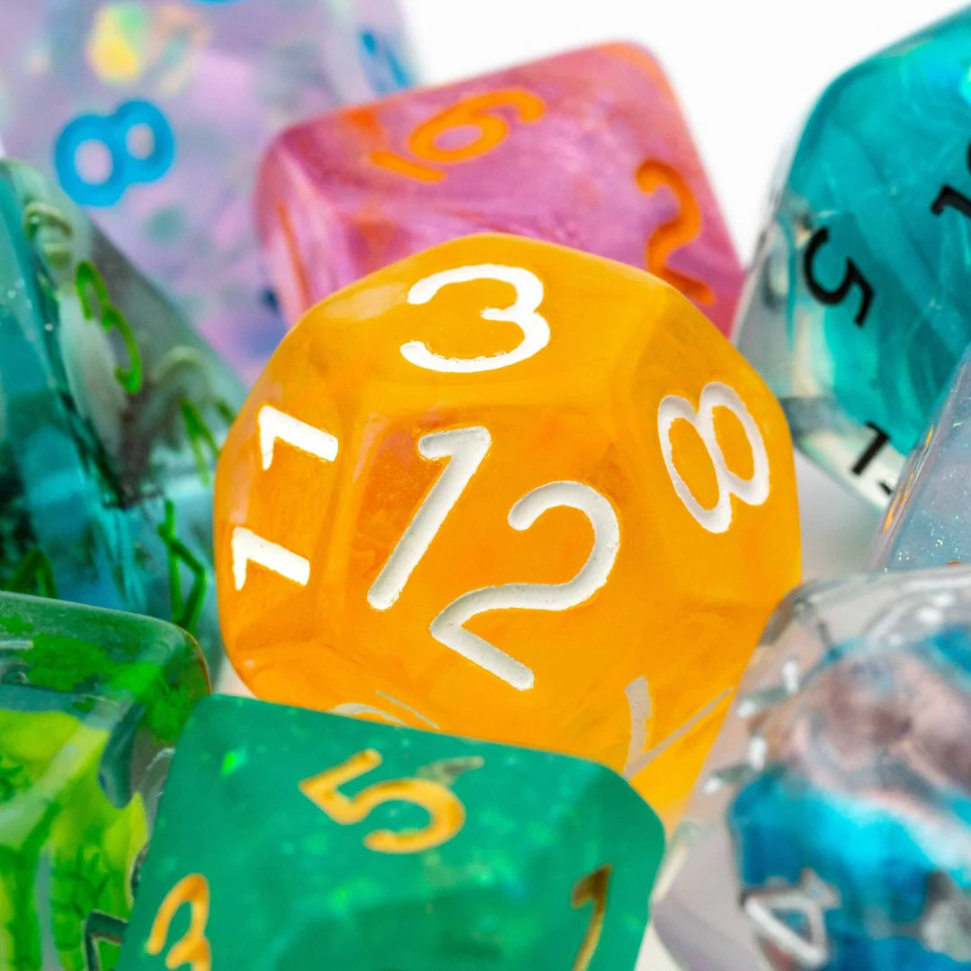 One Pound of Resin Polyhedral Dice - Image 8