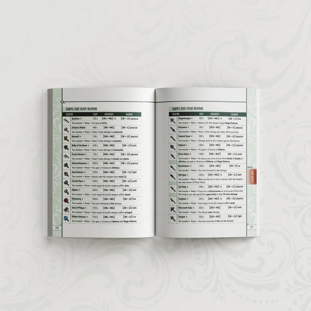 Fabula Ultima: TTJRPG Core Rulebook - Image 5