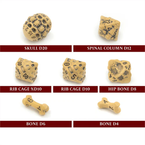 Skull & Bone Dice Set - Image 4