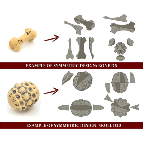 Skull & Bone Dice Set - Image 6